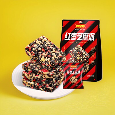 好想你红枣芝麻派独立包装核桃糕