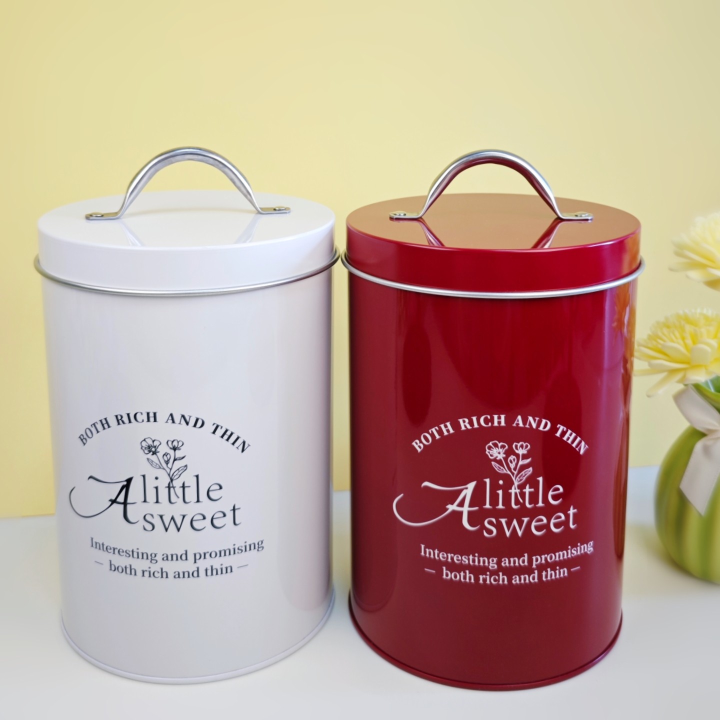 ins风新婚新年糖果包装罐