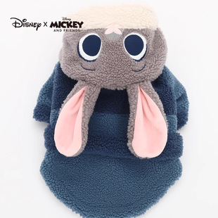 迪士尼朱迪尼克狗狗衣服春秋款小狗泰迪小型犬中型犬比熊柯基