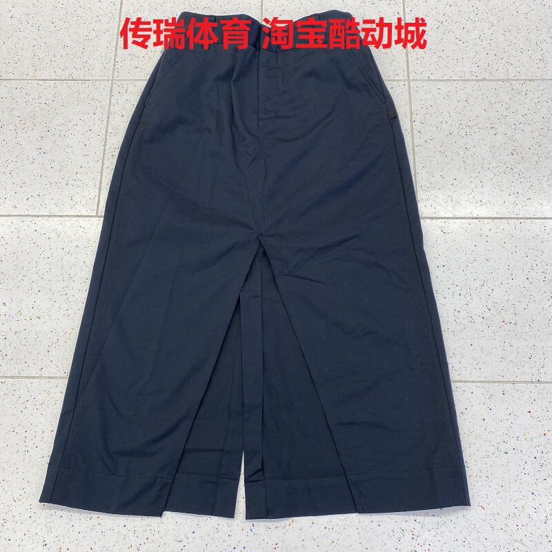 耐克/NIKE女子运动休闲斜纹开衩半身裙新款梭织短裙HQ8023-010