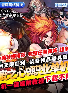 颓废之心OL单机版9职业GM无限红利刷极品武器装备横版PC怀旧网游