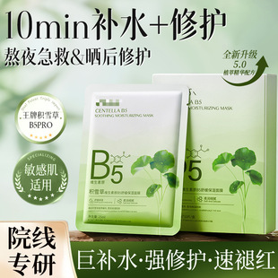 积雪草清盈透嫩面膜补水平衡水油清爽保湿熬夜补水舒缓面膜