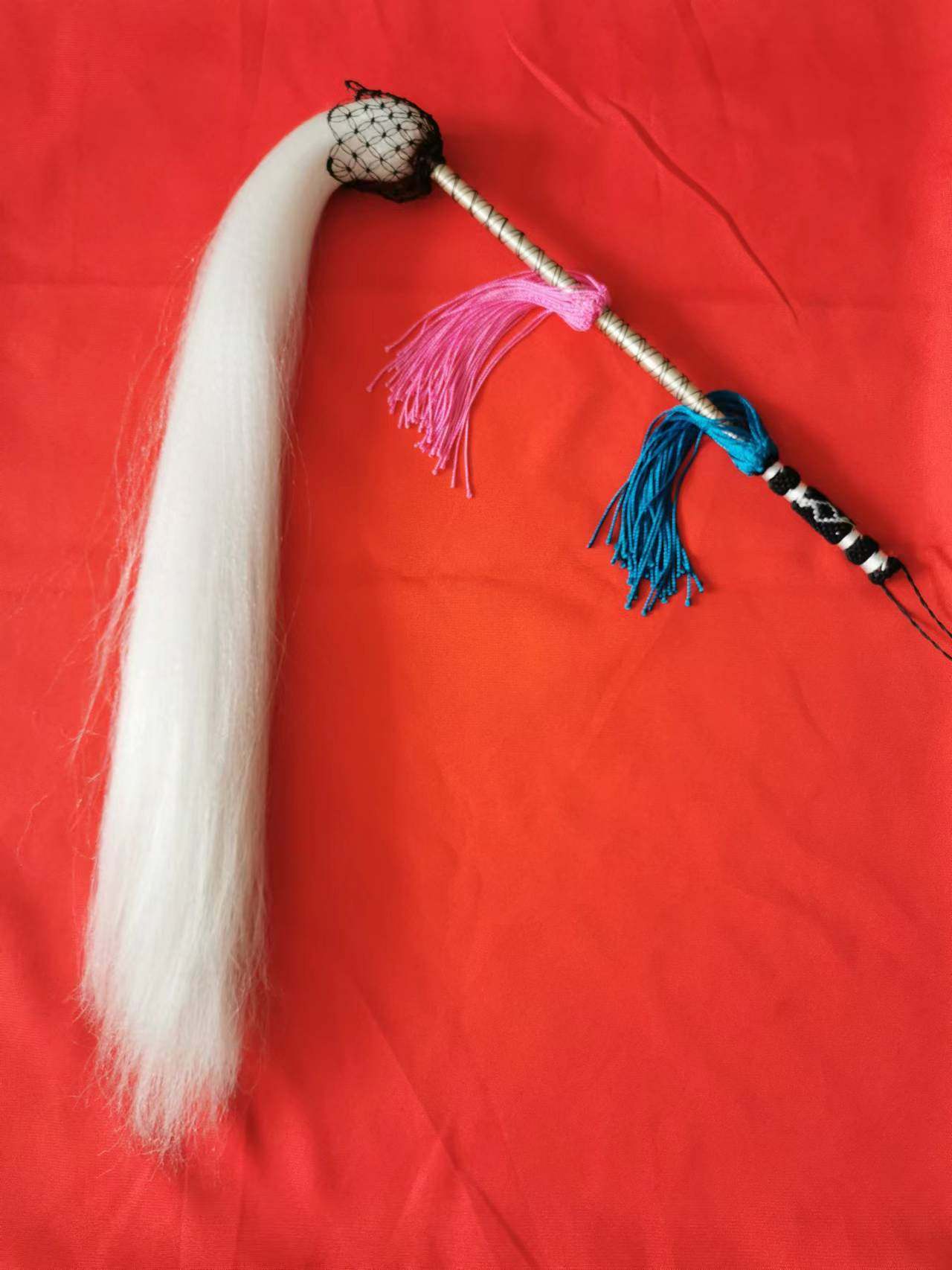 太极拂尘化纤拂尘道士用品太监拂尘蝇甩子古风戏曲手工编织