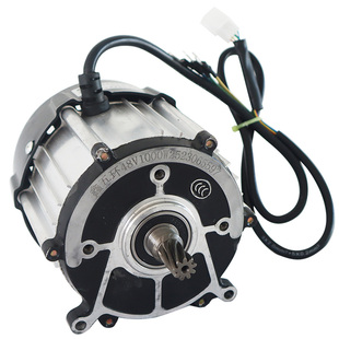 建筑工地三轮车手推灰斗车电机48v60v800W1000W1800W直流差速电机