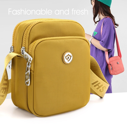 Небольшая сумка, сумка через плечо, маленький нейлоновый шоппер, ткань оксфорд