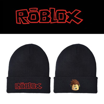 游戏虚拟世界roblox周边帽子针织帽毛线帽防寒保暖遮阳帽秋冬