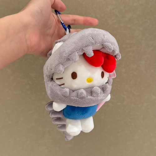 爆款小恐龙k三丽鸥hellokitty玉桂狗丑鱼布丁狗钥匙扣挂件包挂