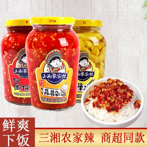 湖南红辣椒炒菜瓶装拌饭