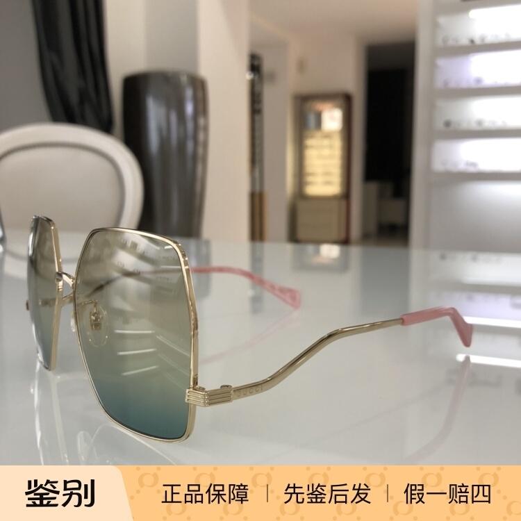 正品代购GUCCI古驰墨镜女方形经典款太阳眼镜防紫外线眼镜GG1005S图片