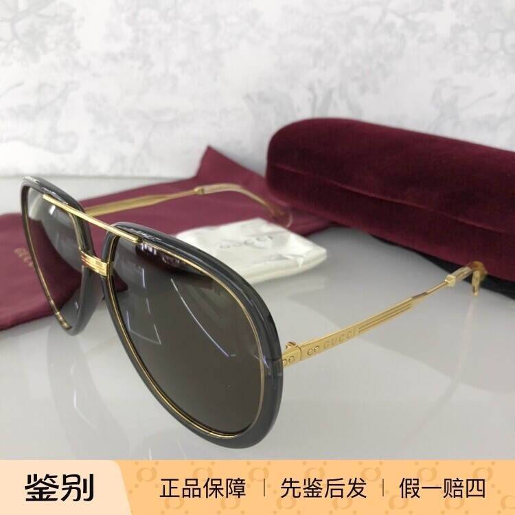 古驰通用飞行员式太阳眼镜图片