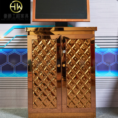 不锈钢ktv点歌柜夜场沐足音响设备柜功放点歌机柜足浴球房储物柜