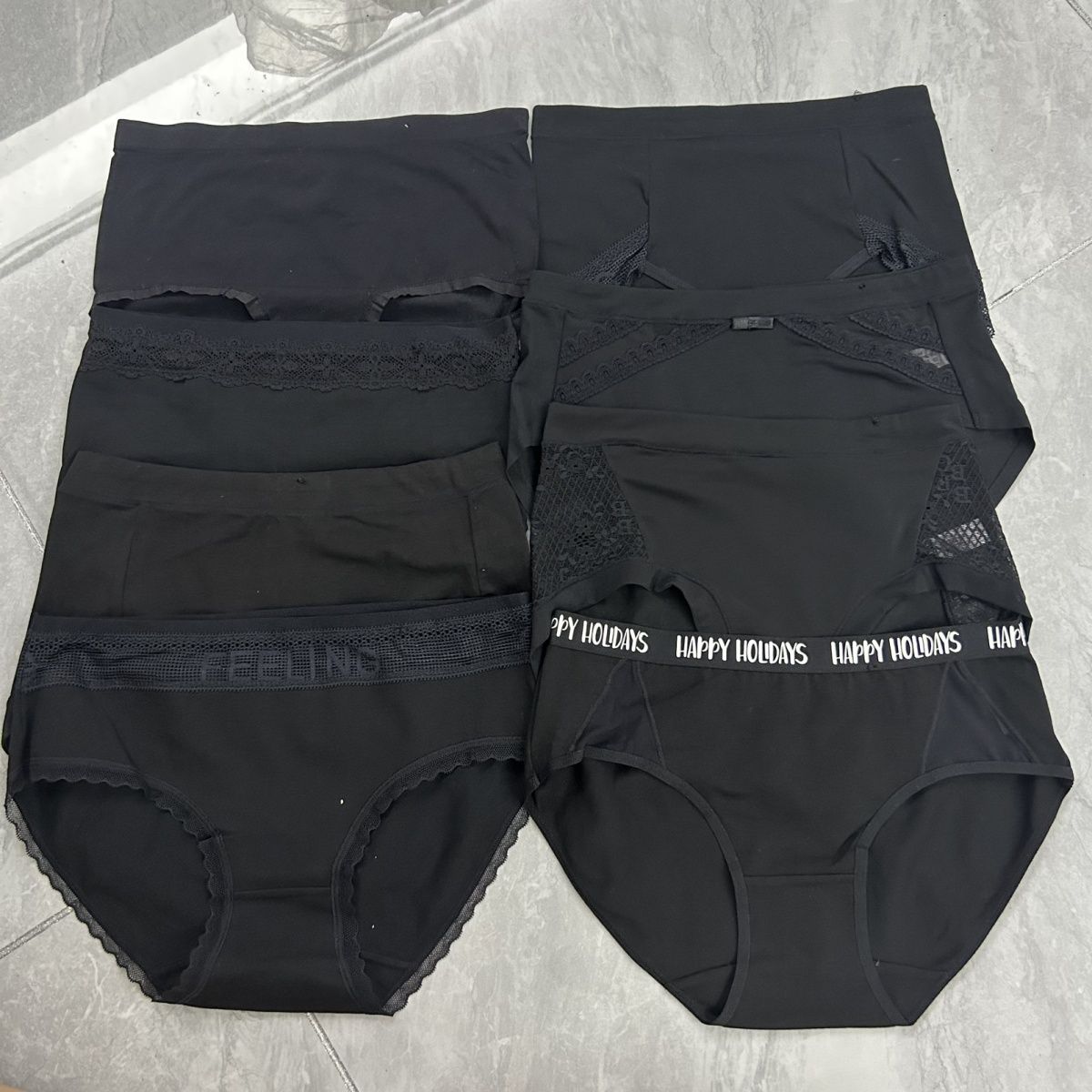 感觉家撤柜黑色款式简约舒适内裤抗菌底档三角裤女