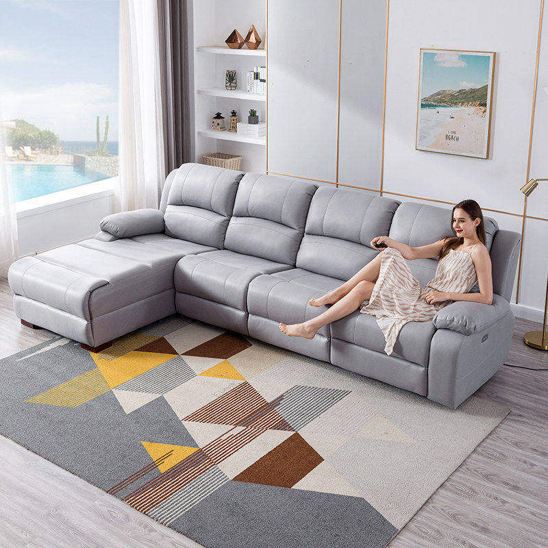 头等太空舱沙发客厅功能家庭影院电动智能组合科技布三人贵妃转角