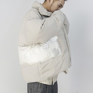 STR:OVERSIZE COAT/ 80D保暖填充「结构细节反噬」加厚宽松羽绒服