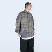 不对称宽松衬衫 无规律毁坏破洞 定量发售 STREAMLET.CHEN