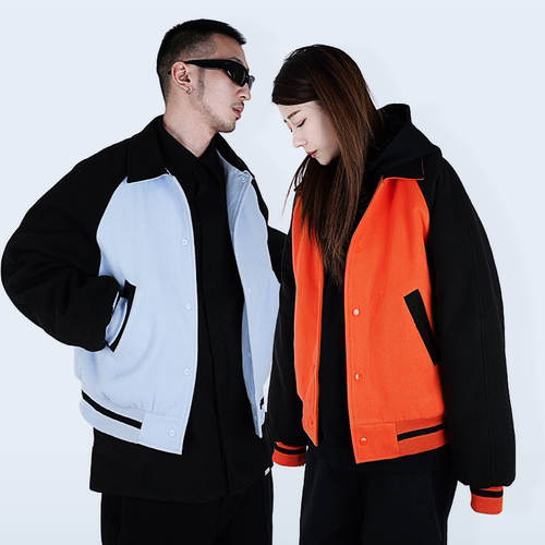 色彩美学系列廓形落肩夹克