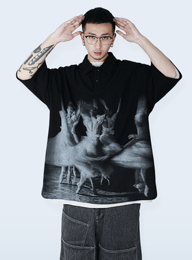 STREAMLET.CHEN:唯美肖像系列/芭蕾舞的落幕POLO衫