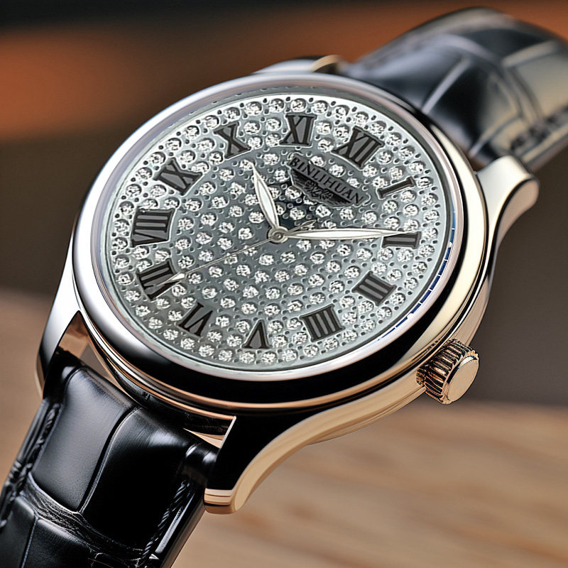 BINLIHUAN宾历幻国产正品手表男士石英腕表防水经典男表潮流时尚