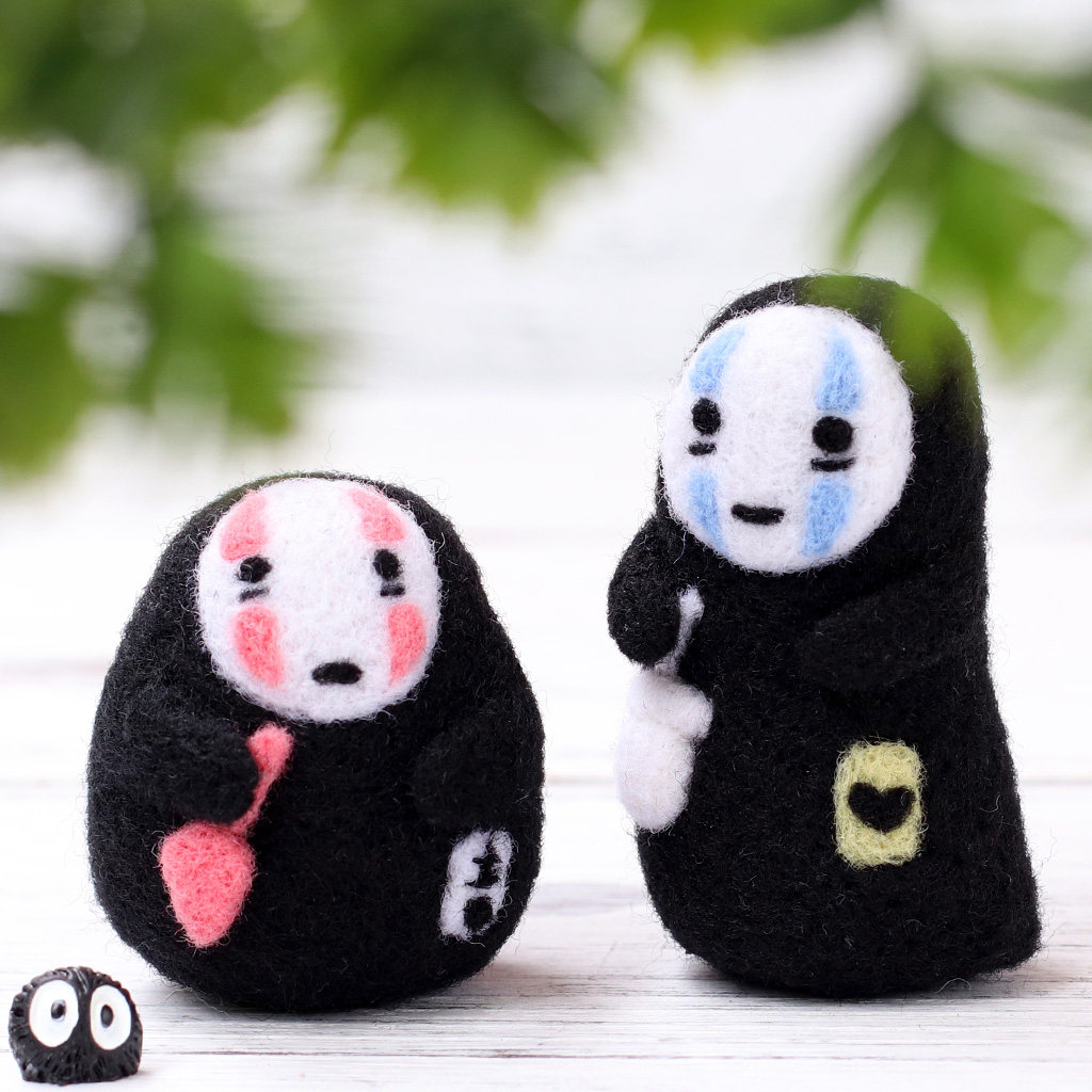 [梧桐家]无脸男 宫崎骏千与千寻卡通公仔羊毛毡戳戳乐手工DIY在类目 居家布艺, 缝纫DIY材料、工具及成品, 缝纫DIY材料套装中 - 来自Buy2taobao.com提供专业的淘宝代购服务