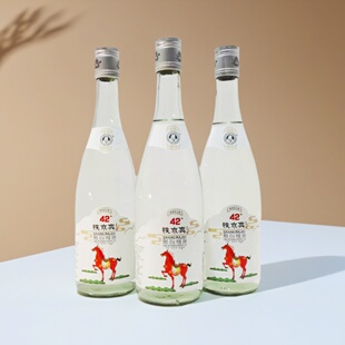 6瓶内蒙古铁木真酒海拉尔42度呼伦贝尔酒白酒清香型一斤装