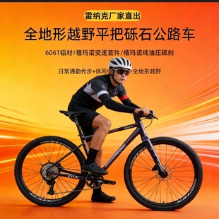 【新店福利】雷纳克平把12速瓜车铝合金内走线男女越野砾石公路车