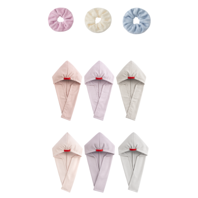 三利开放式干发帽加大超强吸水女擦头毛巾干发发圈头发护理组合,居家布艺,干发毛巾,淘宝优惠券,粉丝福利购,淘宝优惠卷