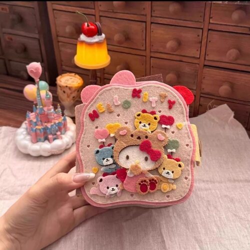 HelloKitty不织布手账小卡册