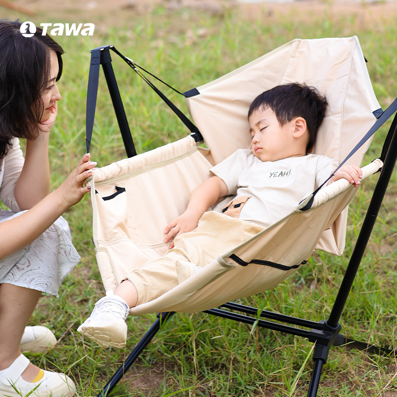 Tawa户外折叠椅野露营钓鱼便携折叠自驾游烧烤沙滩靠座椅凳子公园 户外/登山/野营/旅行用品 户外椅子凳子 原图主图