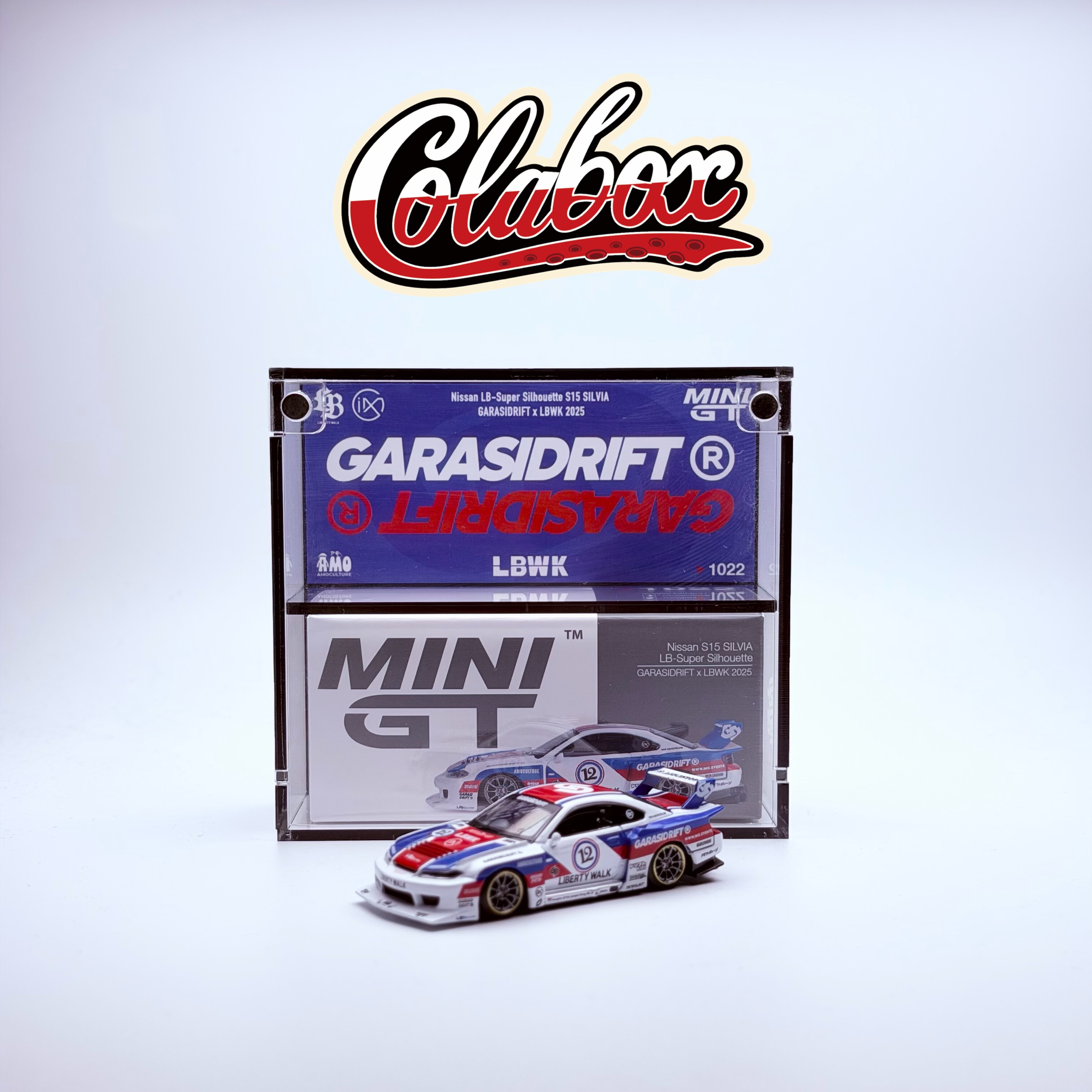 MINIGT 1022 NissanS15 GARASIDRIFT 1:64精品亚克力展示盒防尘盒,模玩/动漫/周边/娃圈三坑/桌游,火车/摩托/汽车模型,淘宝优惠券,粉丝福利购,淘宝优惠卷