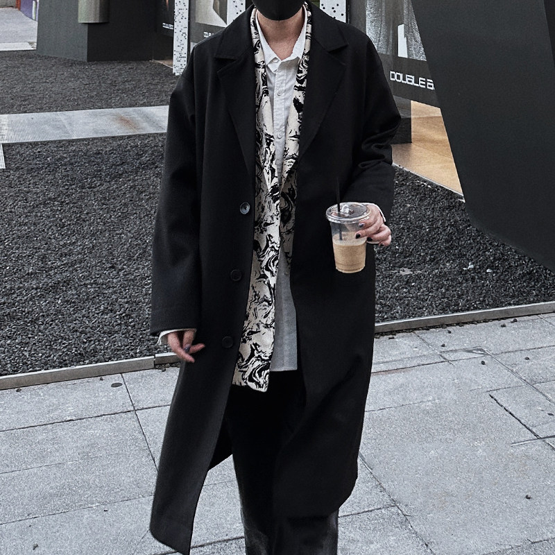 韩版中长款风衣INDExACORN中性