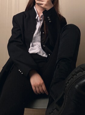 诘襟黑黎 橡果制服INDExACORN dk立领西服热血高校新中式痞帅街头