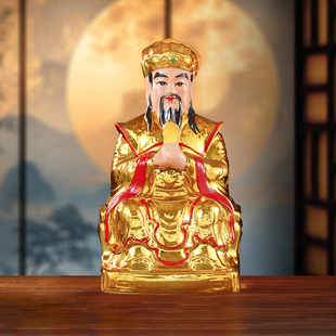 陶瓷灶王爷火神灶神爷神像火神祝融灶神爷厨房灶面工艺品手工摆件