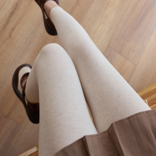 不掉档九分裤 女秋冬中厚显瘦燕麦白色秋裤 袜 不连袜打底裤 2025新款