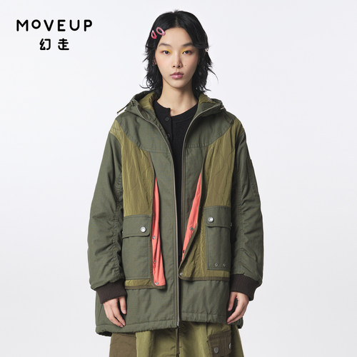 Moveup设计师商场同款棉外套
