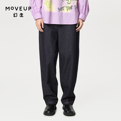 直筒裤peuvMoEF织MN幻走