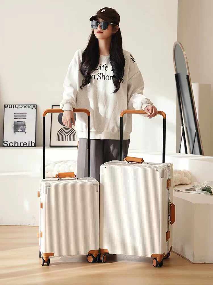奢曼妮2024春夏定制新款大容量万象静音轮行李箱
