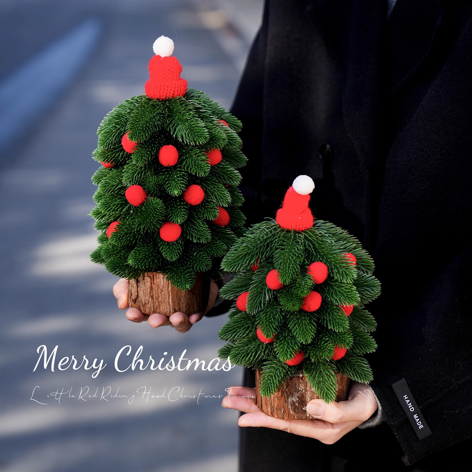 新款桌面小圣诞树迷你诺贝松圣诞节装饰品家用小型成品摆件耶诞树