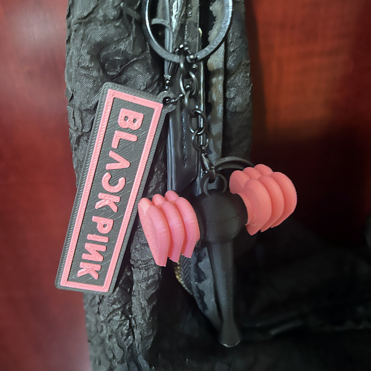 BLACKPINK应援棒粉锤挂饰