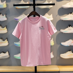 李宁儿童短袖T恤男女大童2026夏季青少年运动舒适透气文化衫