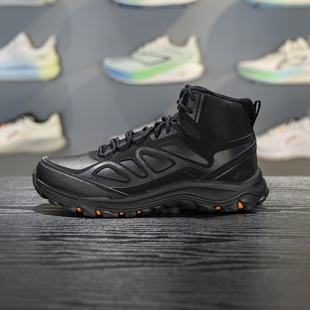 李宁运动鞋男款加绒棉鞋2025冬季新款中帮防风保暖户外二棉鞋