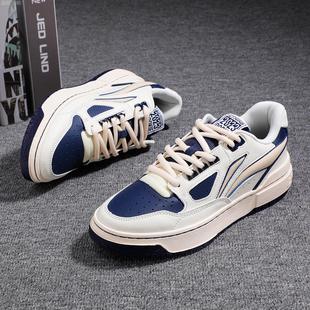 李宁板鞋男款休闲鞋2023秋冬季皮面反伍BADFIVE新秀Rookie2运动鞋