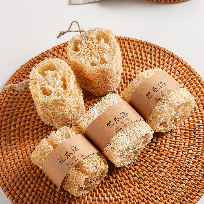 川岛屋丝瓜络天然洗碗刷锅厨房清洁刷神器百洁布不沾油丝瓜瓤抹布