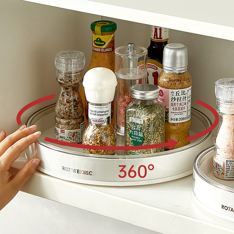 川岛屋厨房旋转置物架多功能收纳
