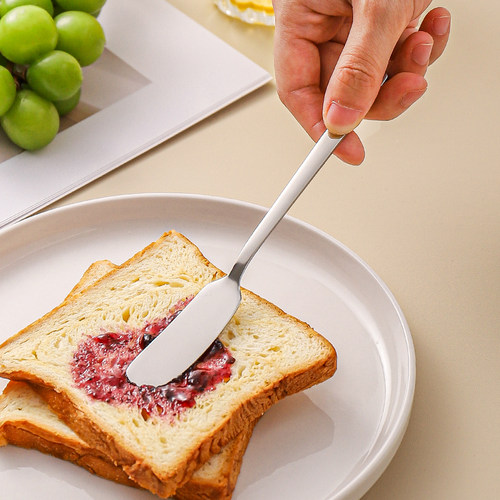 川岛屋不锈钢黄油刀奶酪果酱抹刀