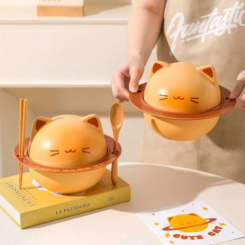 川岛屋猫咪泡面碗一人食生日礼物