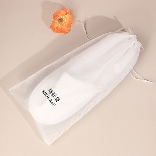 酒店专用一次性拖鞋袋民宿宾馆加厚无纺布收纳防尘袋子批发可定制