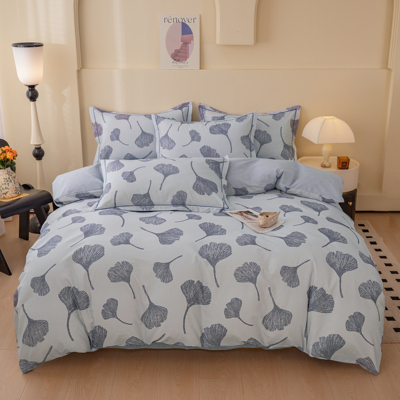 纯棉100棉全棉床品四件套被套床上用品学生宿舍床单四件套  A2