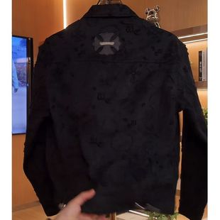 2025男士春秋季新款小香风外套时尚百搭潮流休闲轻奢小众牛仔外套