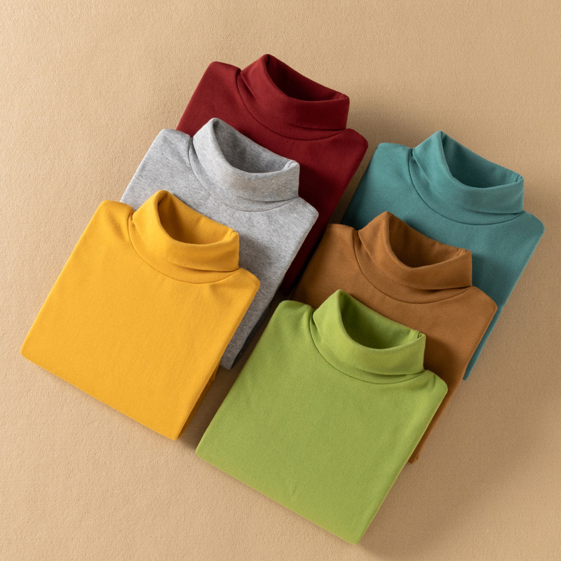 男女童打底衫高领儿童秋衣棉2024小男孩宝宝内衣长袖t体恤春秋冬,童装/婴儿装/亲子装,保暖上装,淘宝优惠券,粉丝福利购,淘宝优惠卷