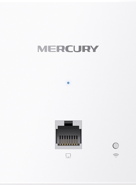 水星（MERCURY）AX1500 WiFi6无线ap面板86型wifi面板poe路由器家用别墅网络全屋wifi覆盖套装